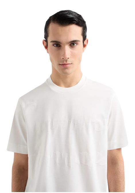 T-SHIRT IN JERSEY CON LOGO JACQUARD EMPORIO ARMANI | T-shirt | EM000943 AF10762F0084